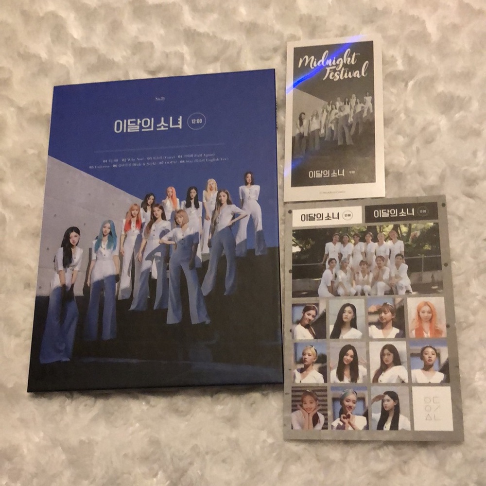 Loona 12:00 Midnight 3rd Mini Album No Photocards Version D Kpop